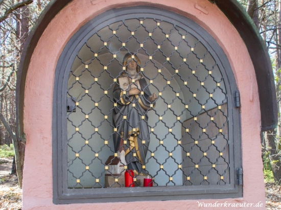 Die Ottilien Statue im Bildhäuschen